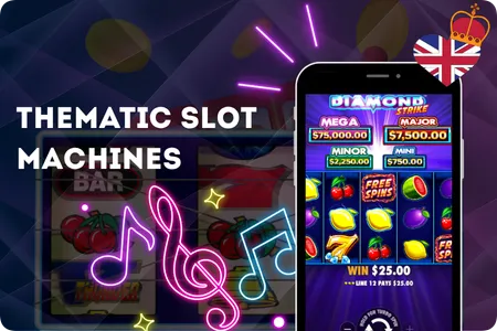 Immersive classic slots with music and sound effects